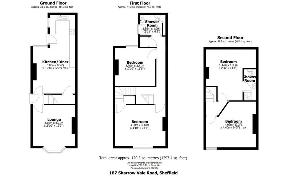 Floorplan for 187 Sharrow Vale Road, Ecclesall, Sheffield