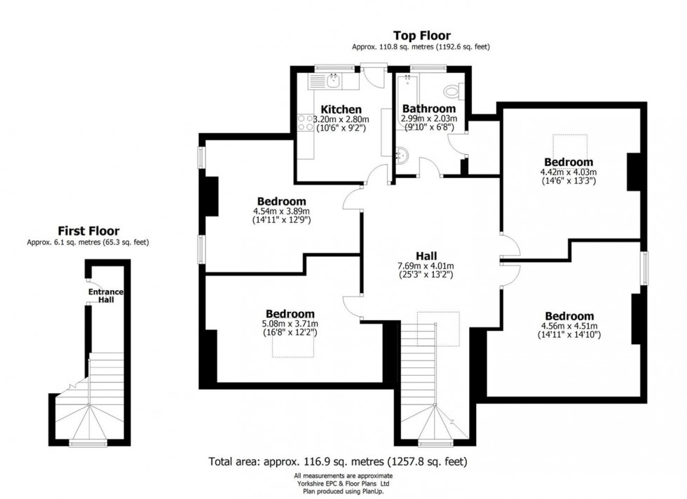 Floorplan for 12D Tapton House Road, Sheffield