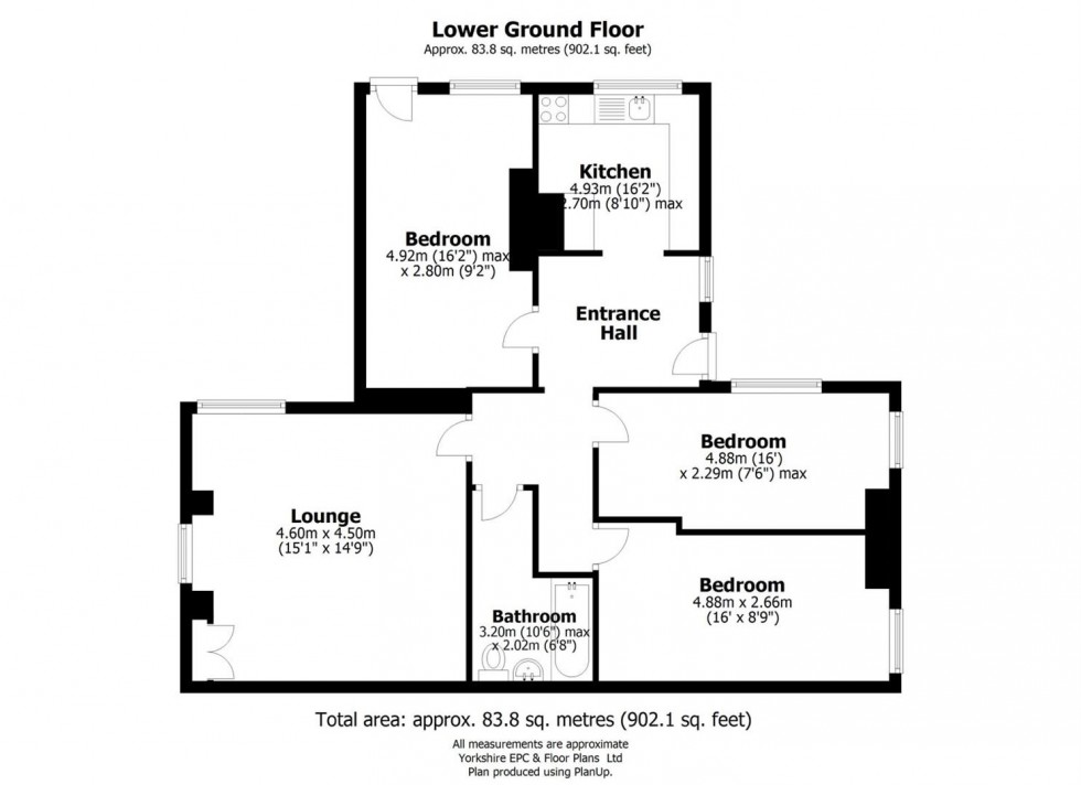 Floorplan for 10a Tapton House Road, Sheffield