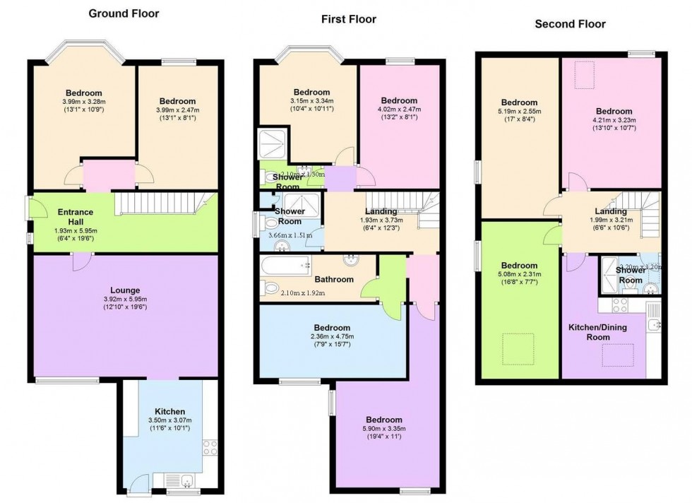 Floorplan for 19 Rutland Park, Broomhill