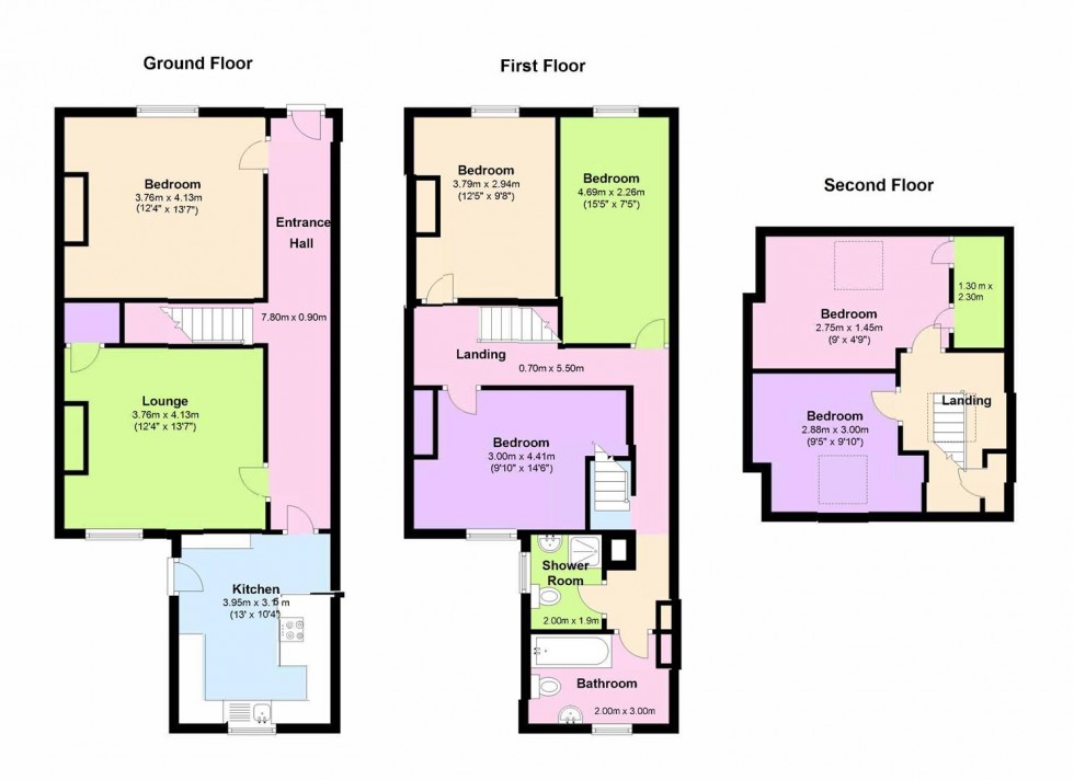 Floorplan for 221 Crookesmoor Road, Crookesmoor