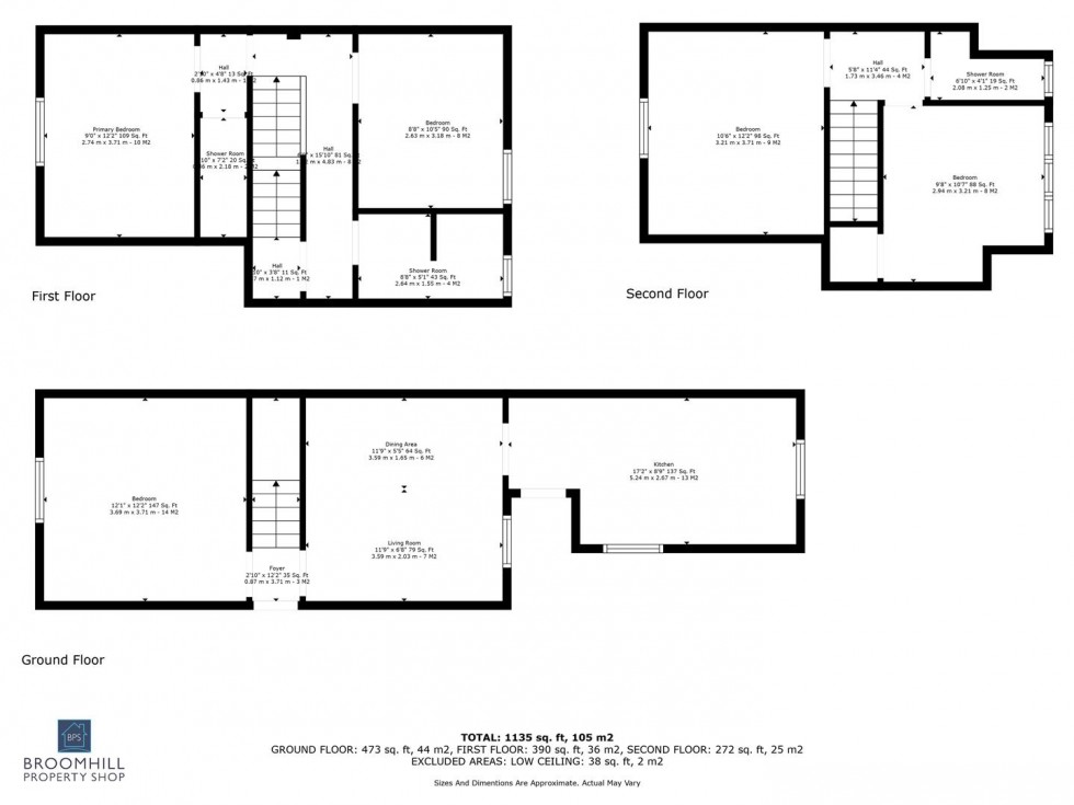 Floorplan for 36 Spooner Road, Broomhill