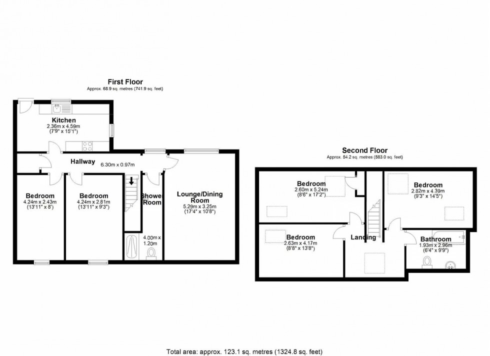 Floorplan for 18b Lawson Road, Broomhill