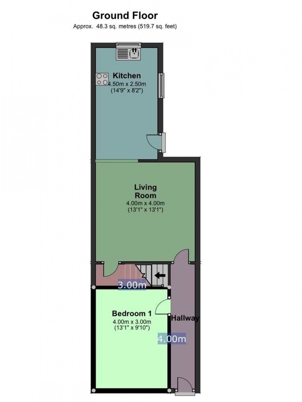 Floorplan for 156 Crookes, Crookes