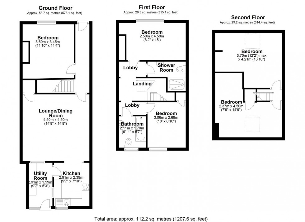 Floorplan for 12 Ashdell Road, Broomhill