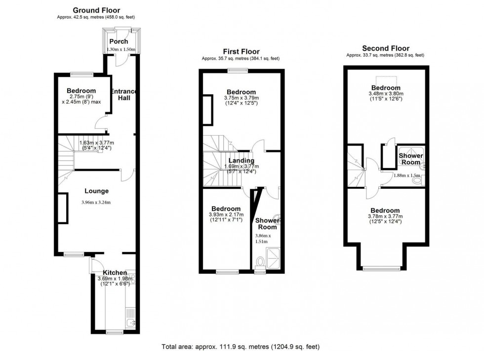 Floorplan for 118 Crookesmoor Road, Crookesmoor