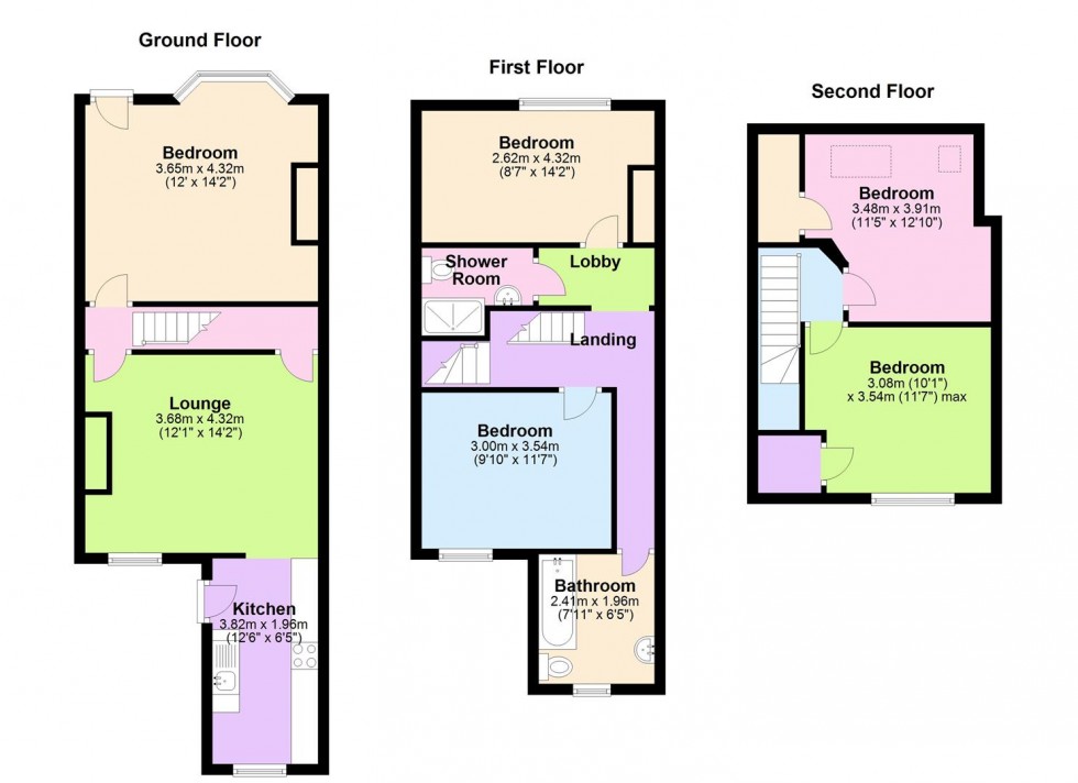 Floorplan for 156 Slinn Street, Crookes, Sheffield