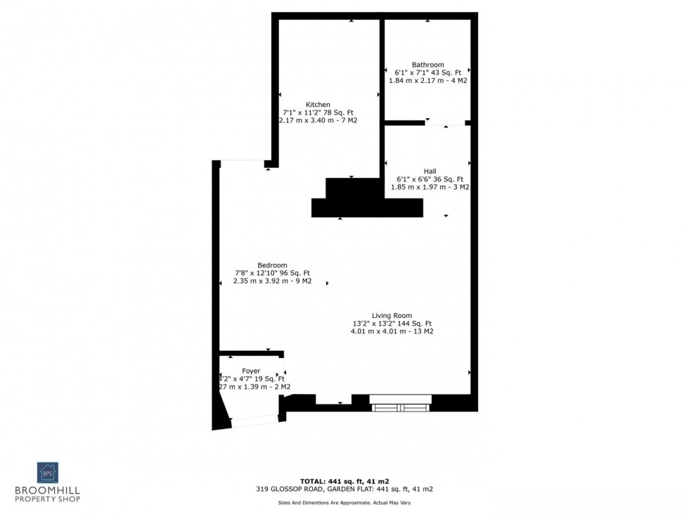 Floorplan for GF 319c Glossop Road, Broomhill