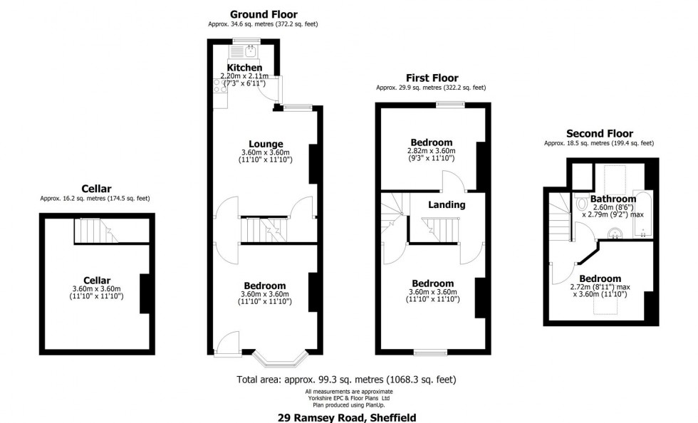 Floorplan for 29 Ramsey, Sheffield