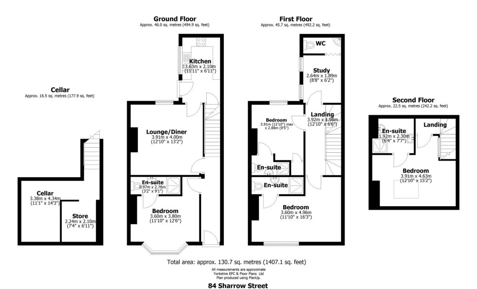 Floorplan for 84 Sharrow Street, Sharrow, Sheffield