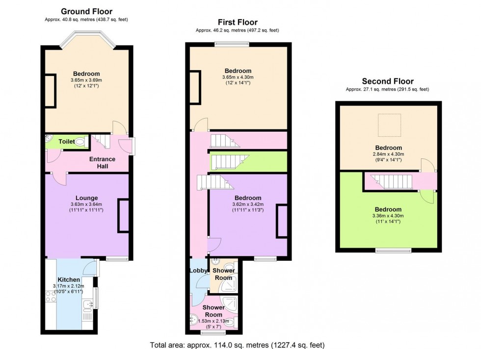 Floorplan for 6 Filey Street, Broomhall, Sheffield