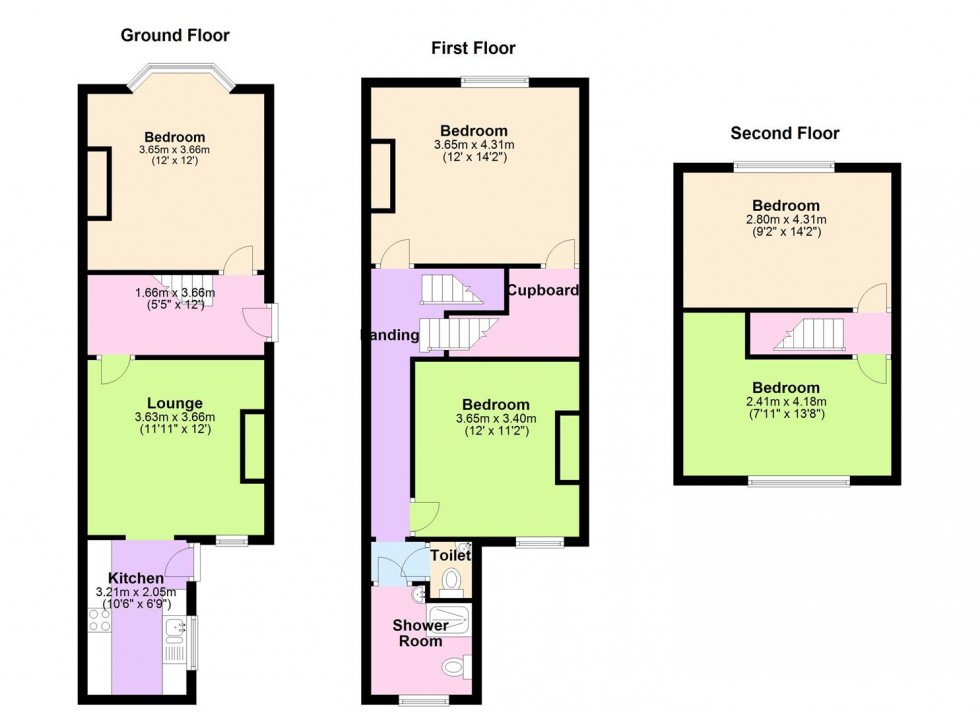 Floorplan for 10 Filey Street, Broomhall, Sheffield