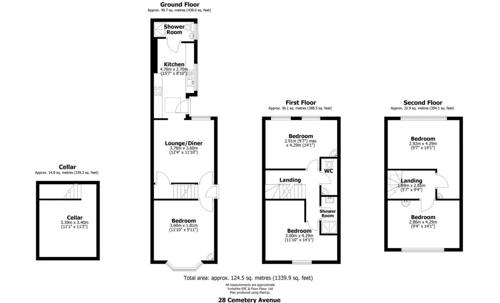 Floorplan for 28 Cemetery Avenue, Ecclesall Road