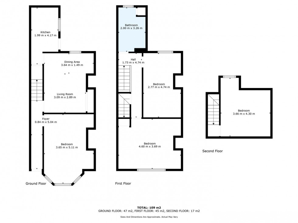 Floorplan for 69 Salisbury Road, Crookes, Sheffield