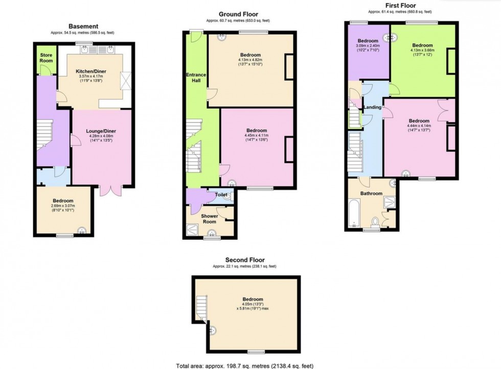 Floorplan for Glossop Road, Sheffield